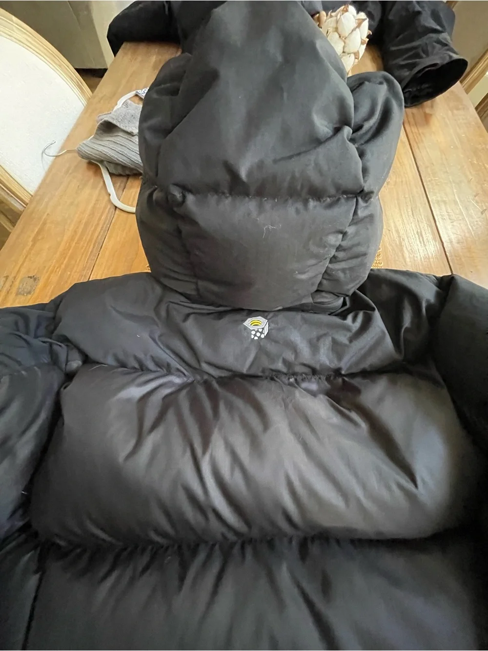 MOUNTAIN HARDWEAR SUBZERO 650 PRO DOWN PARKA EXCELLENT CONDITION MENS XL PTP 26 - Picture 7 of 9